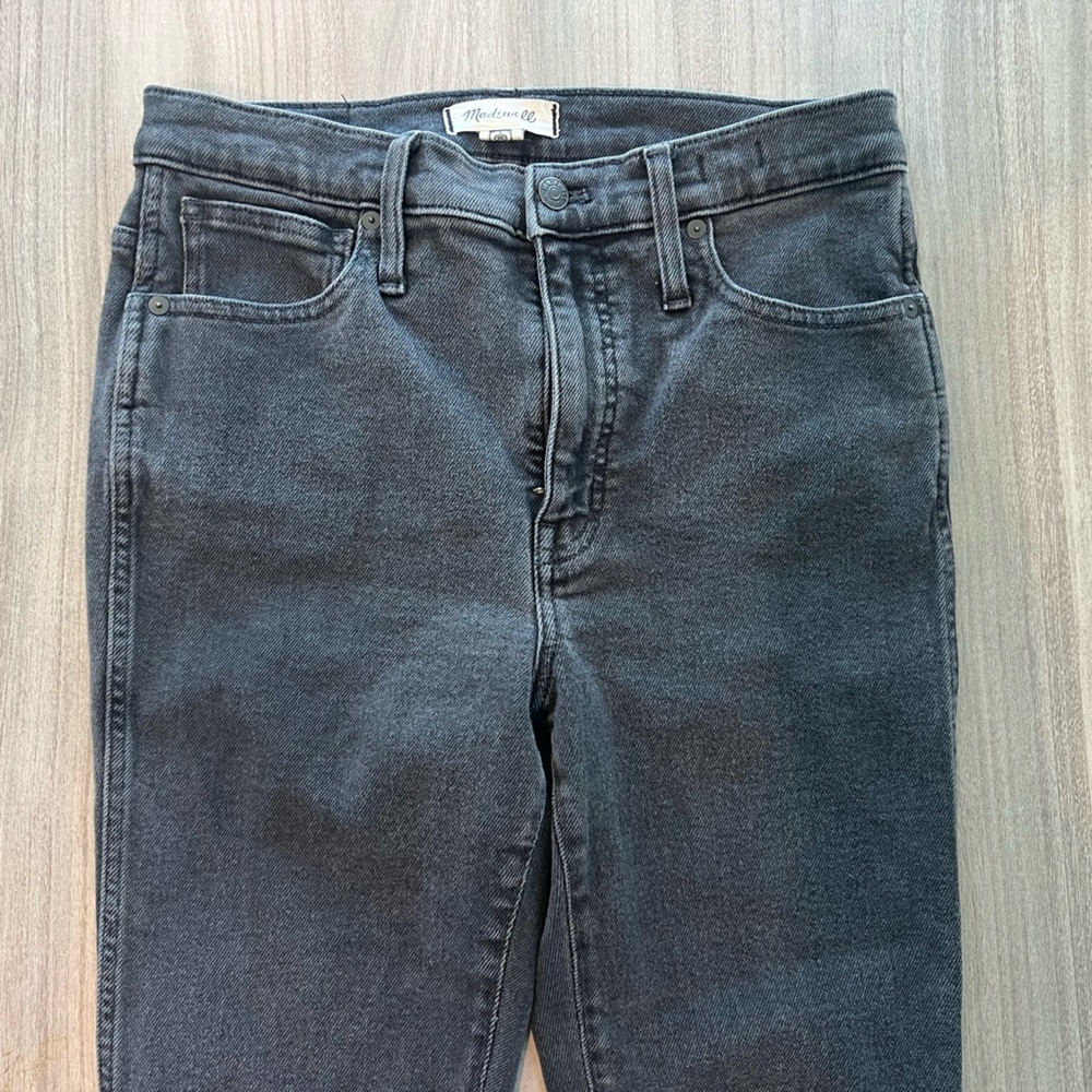 Madewell skinny jeans high-rise size 30 black